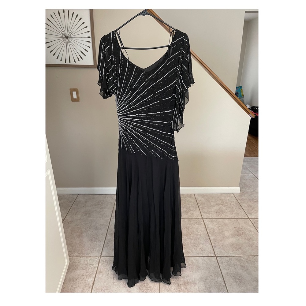 Black evening gown